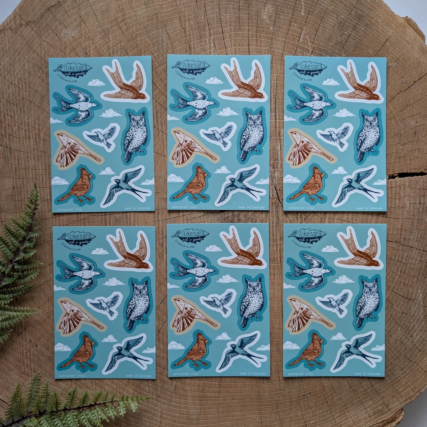 sticker sheet | birds