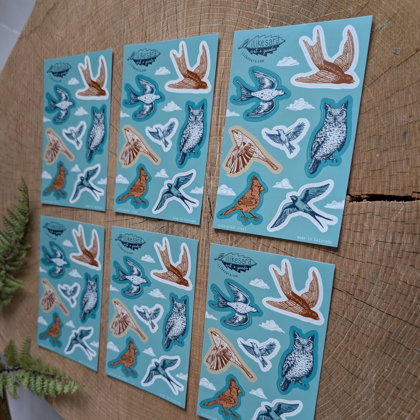 sticker sheet | birds
