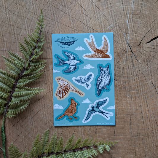 sticker sheet | birds