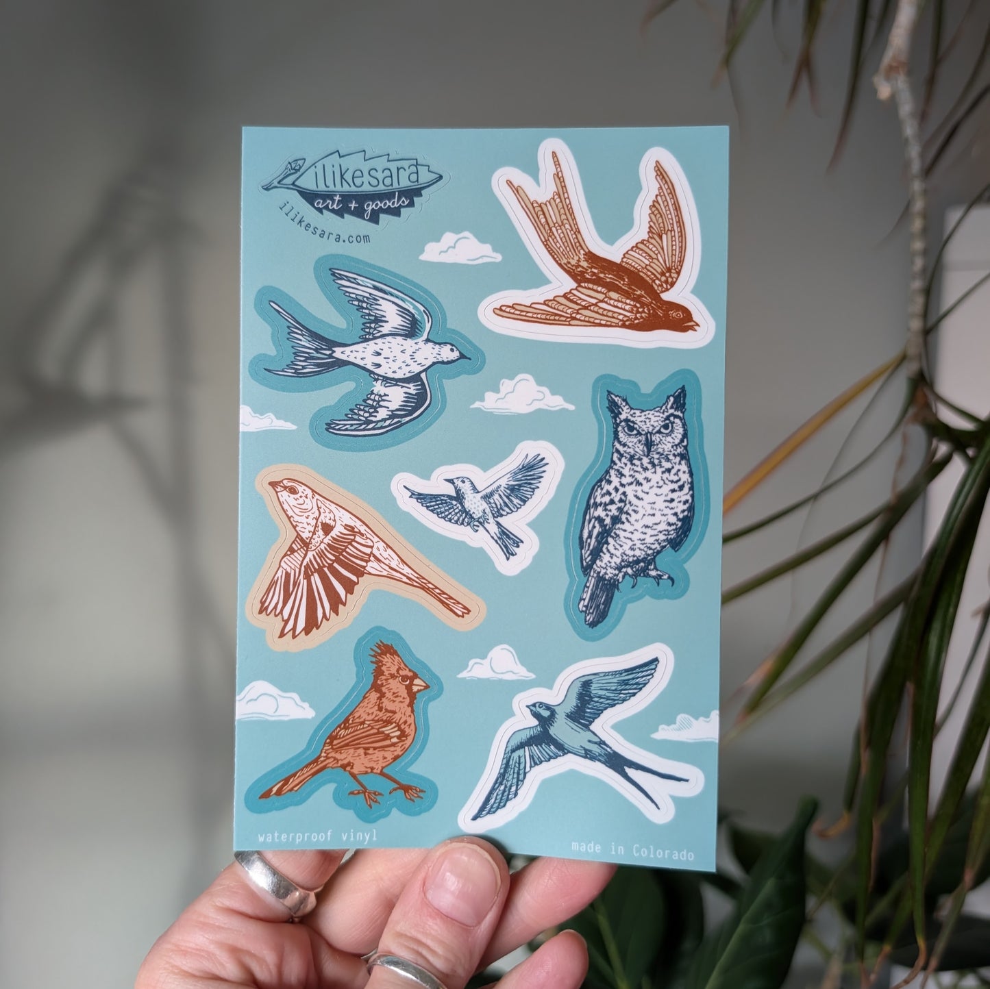 sticker sheet | birds