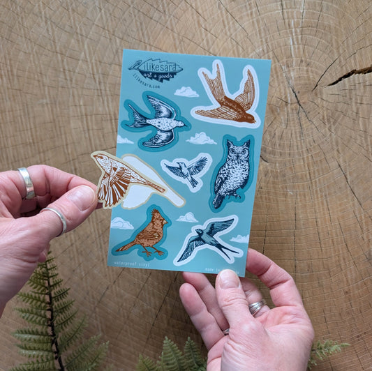 sticker sheet | birds
