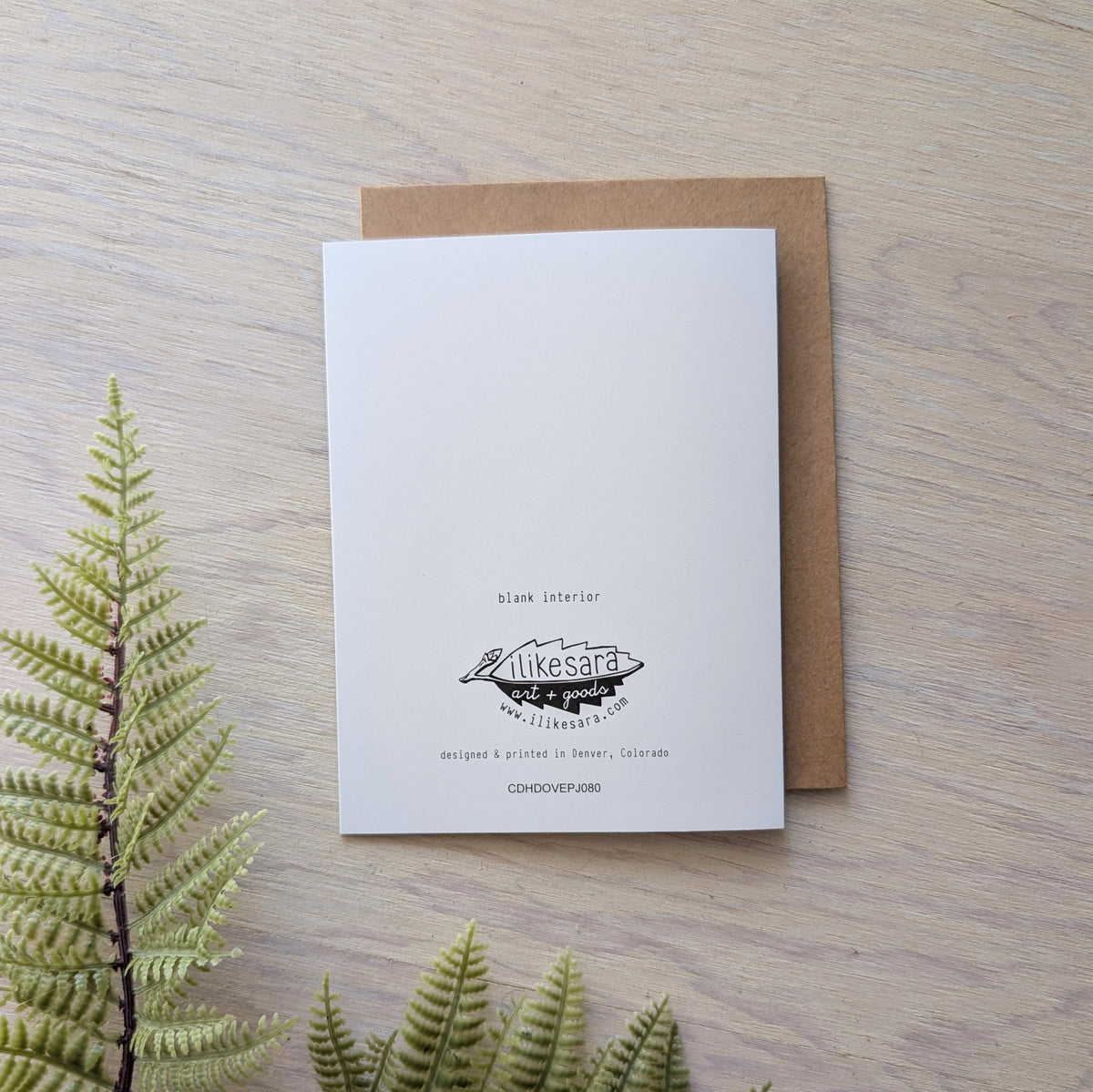 greeting card | peace & joy doves - Christmas holiday winter birds