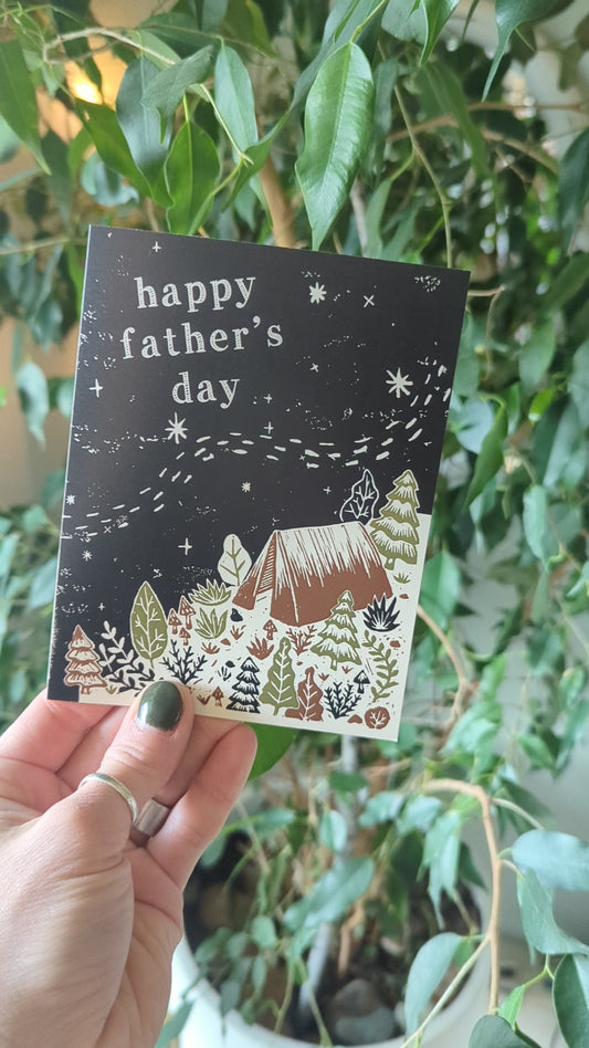 greeting card | camp father's day