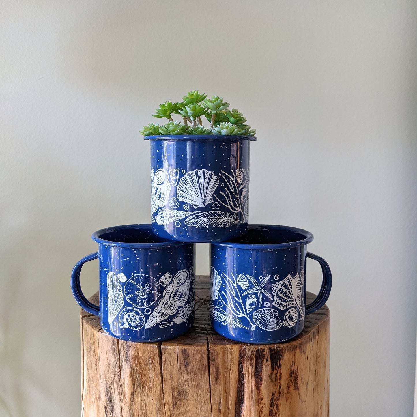 enamel mug | beach forage