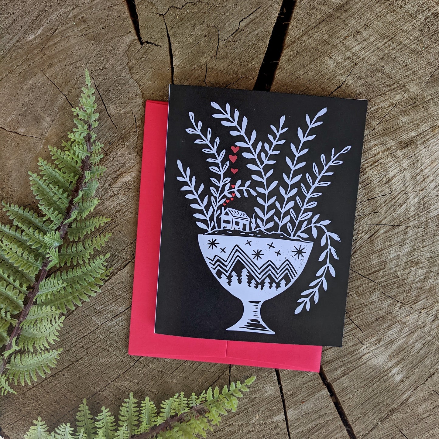 greeting card | home is planted