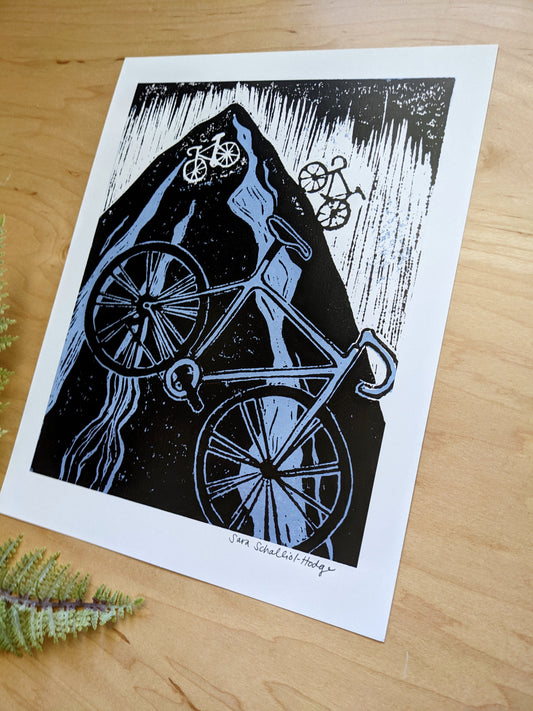 art print | bike trek