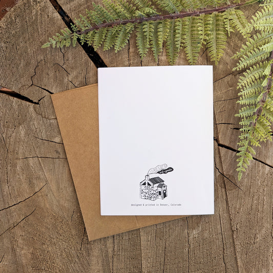 greeting card | fern specimen