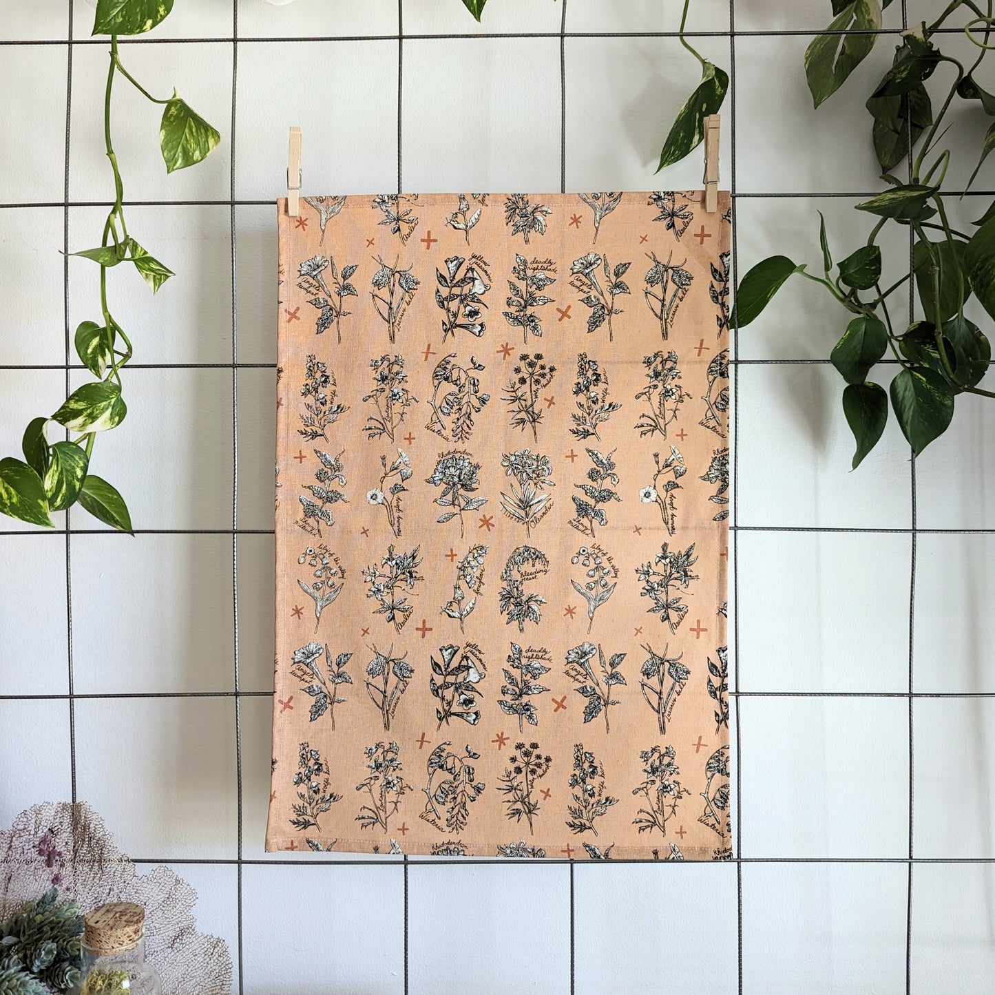 tea towel | fatal florals