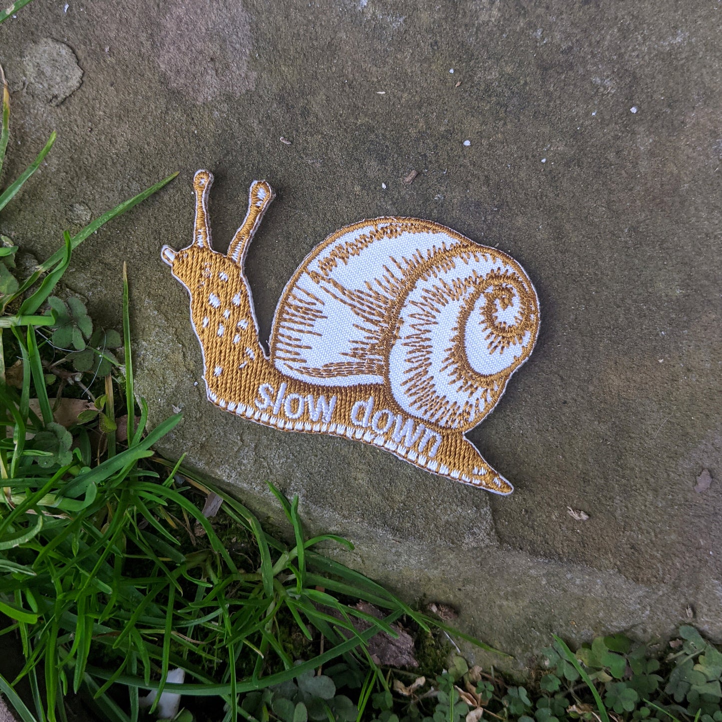 patch | slow down snail