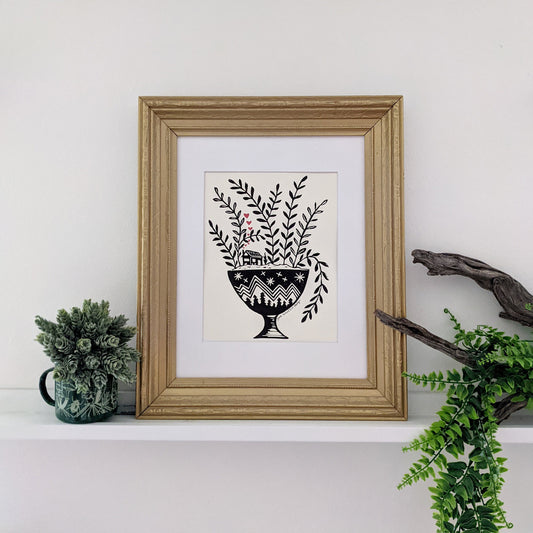 art print | home is planted