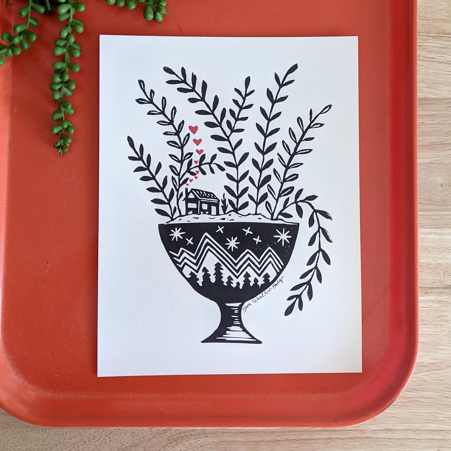 art print | home is planted