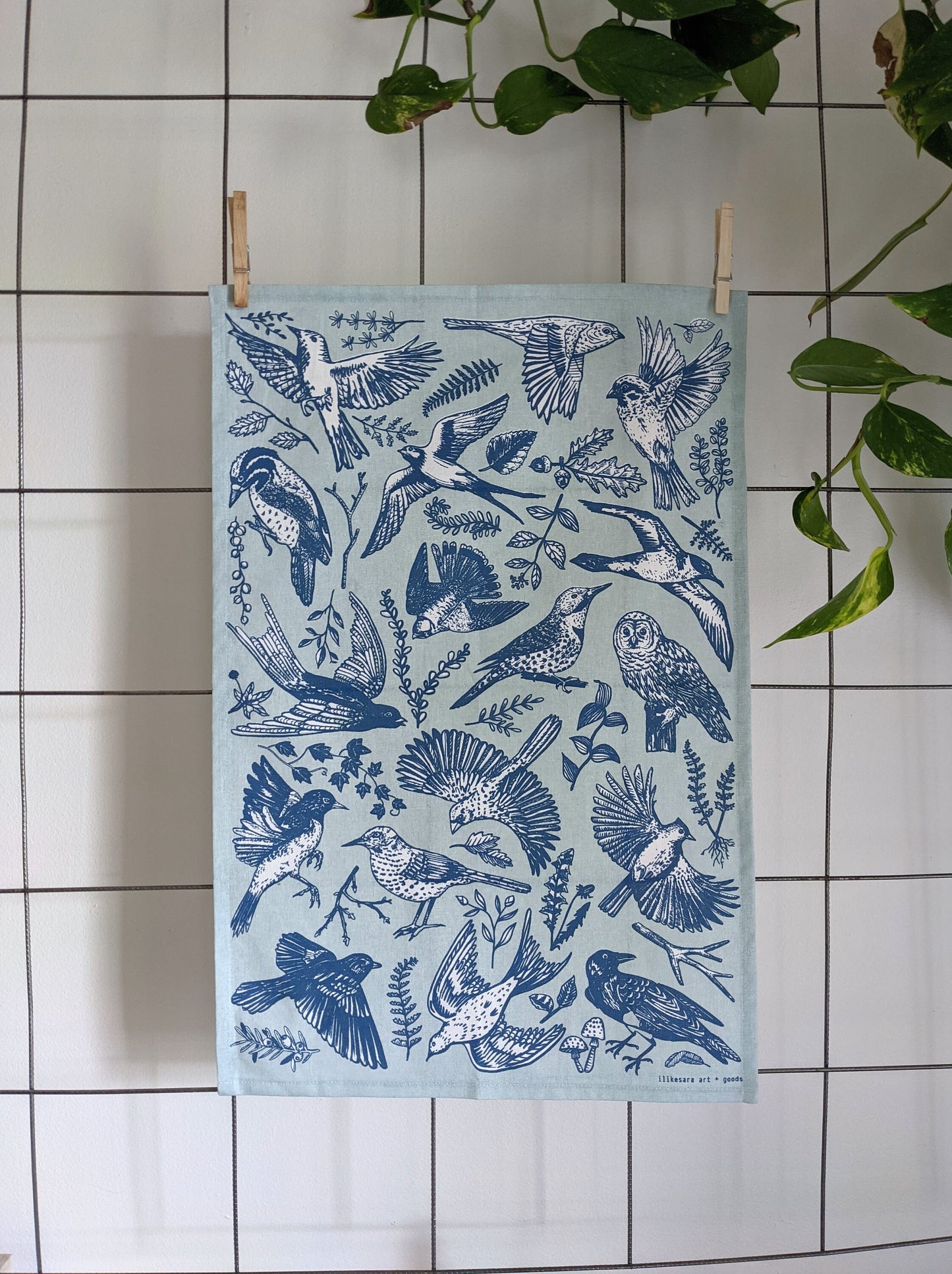 tea towel | birds