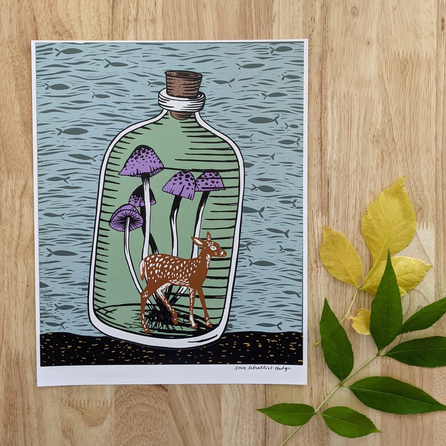 art print | deerly bottled