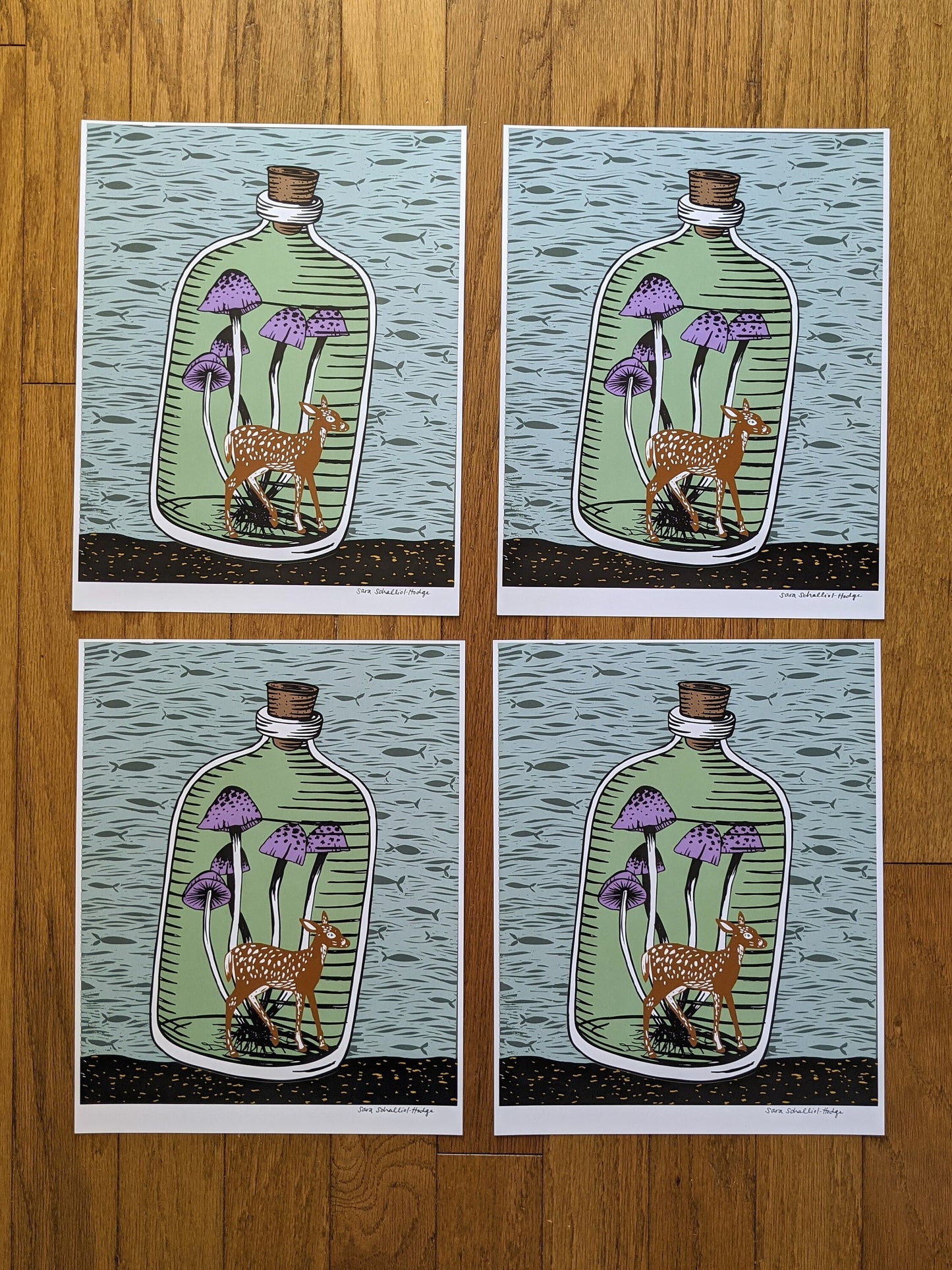 art print | deerly bottled