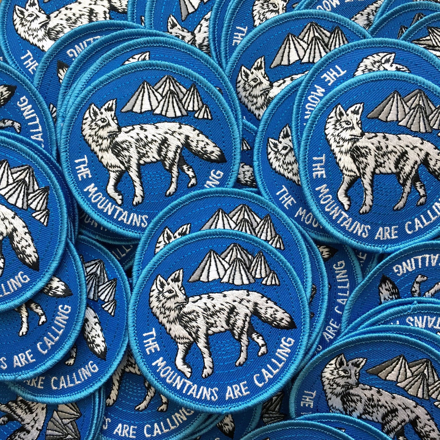 patch | the mountains are calling wolf