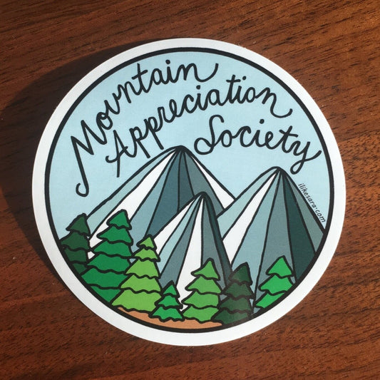 sticker | mountain appreciation society